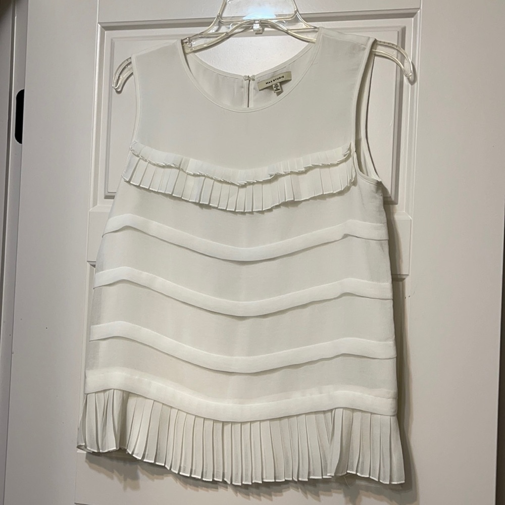 Max Studio sleeveless blouse, XS